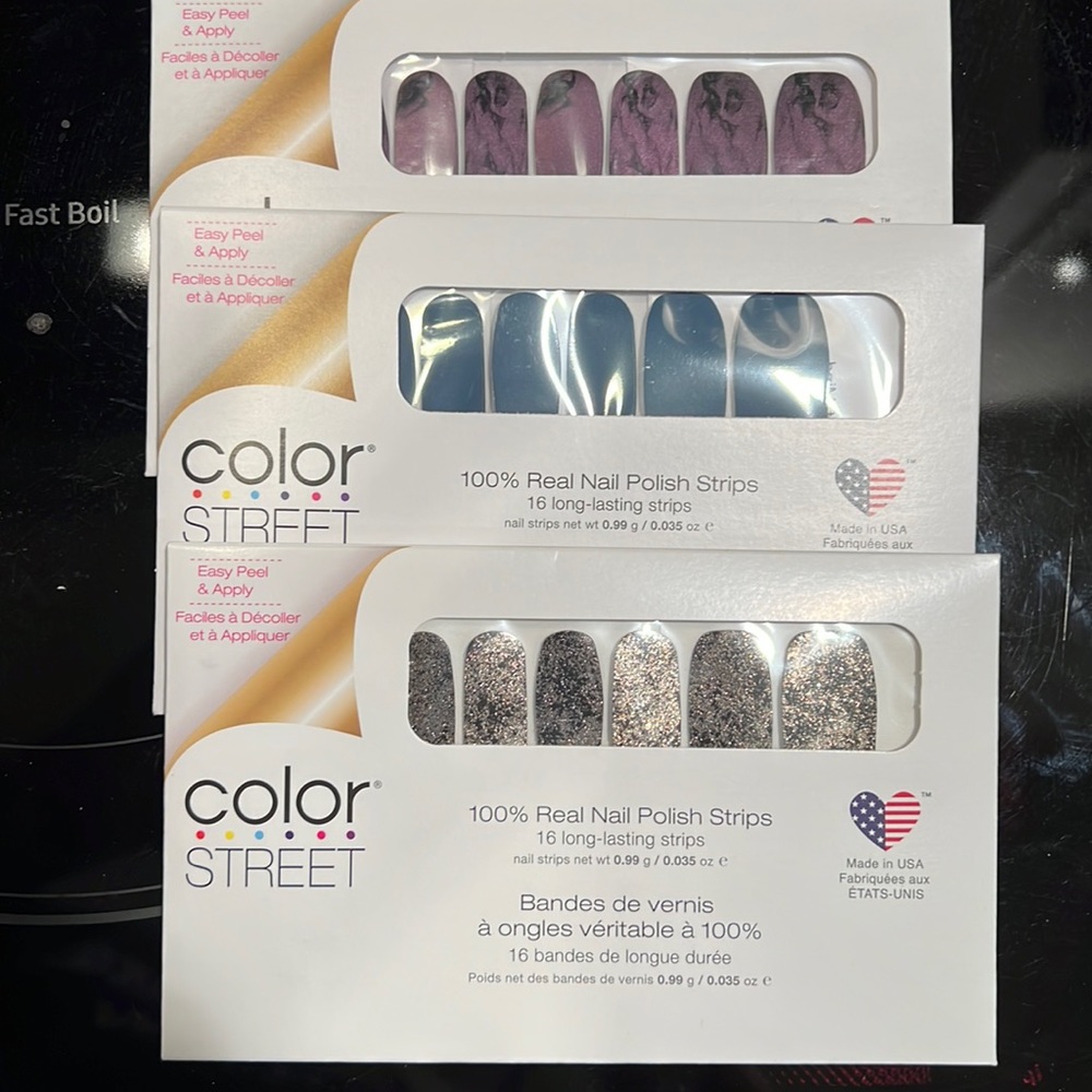 🖤 Color Street Nails - Brand New (Lot of 3) 🖤